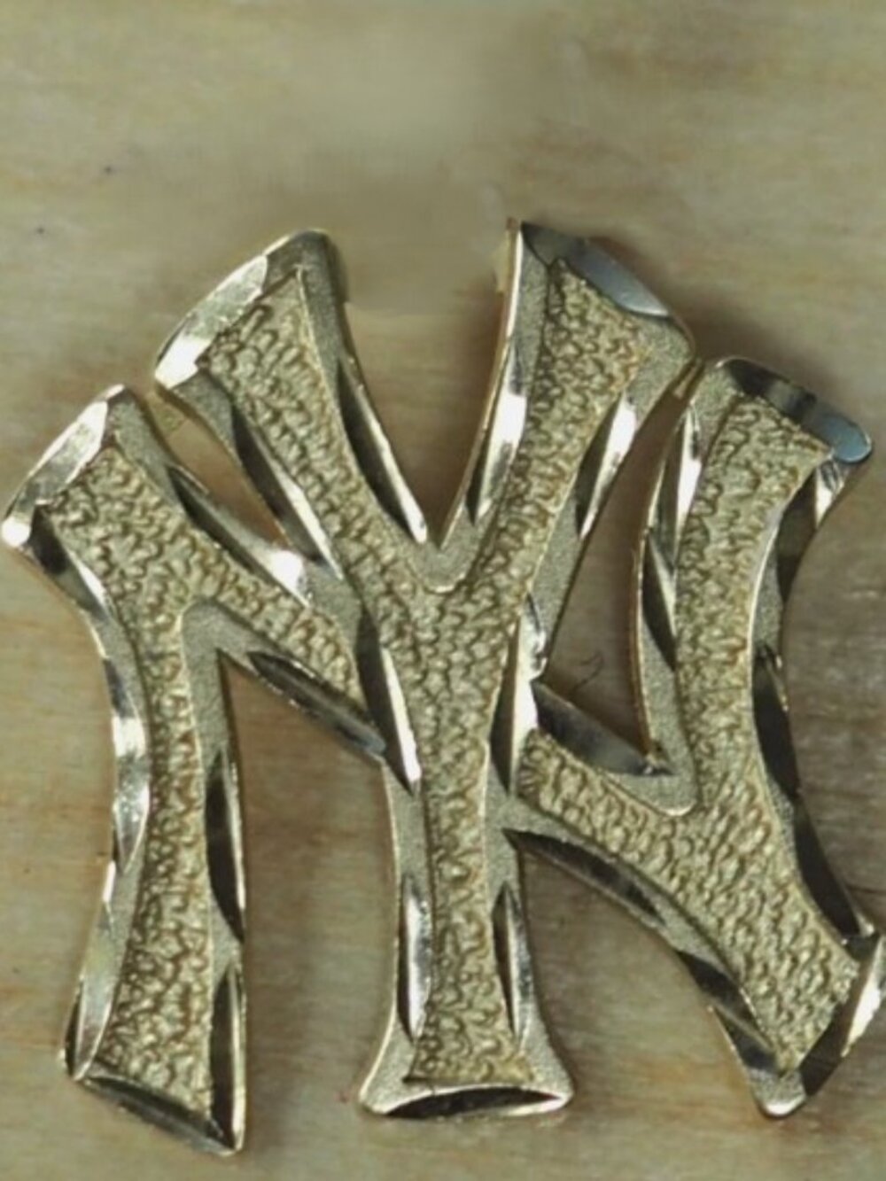 New York Yankees MLB Tie Tack Pin 14k Gold Plated Sterling Silver Collectible